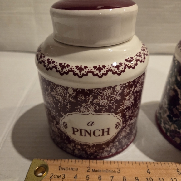 3 Grannycore Eclectic Grandpa Jars Canisters Floral Cottage Core Home Decor - Picture 6 of 11